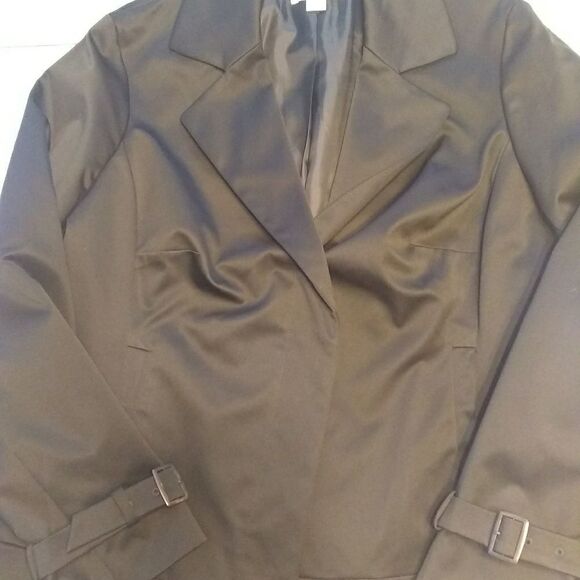 Coldwater creek green jacket size 16 - Picture 1 of 5